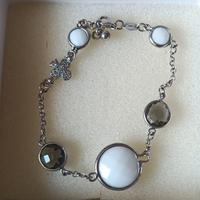 BRACCIALE IN ARGENTO CON PIETRE
