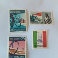francobolli italiani del 1968/71