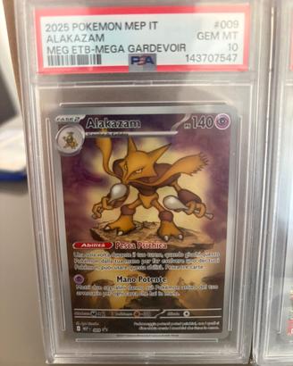Alakazam 009 MEP IT PSA 10 2025 Italiano ita