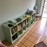 vendolibreria e tavolo ikea como' e tavolino