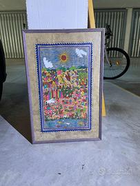 Dipinto Messicano su pergamena