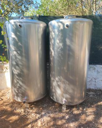 Cisterna inox 1000 litri x2