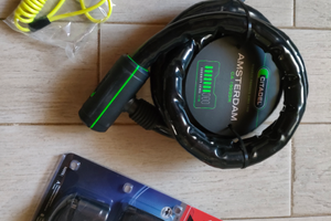 Accessori nuovi:bloccadisco, Memory e lucchetto