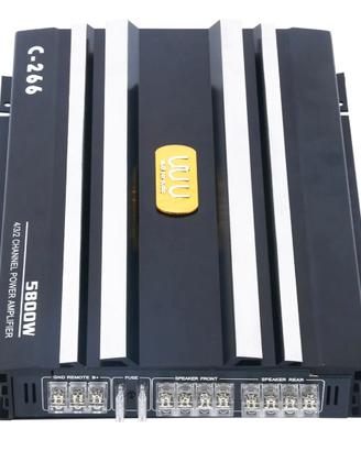 Amplificatore auto 4x60, con filtri ,4 canali c266