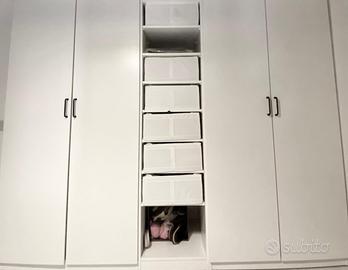2 Armadi IKEA PAX Come Nuovi Completi di Accessori