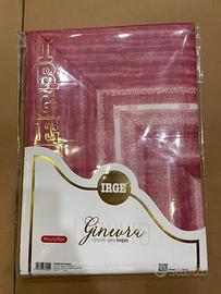 Completo lenzuola letto singolo rosa nuovo