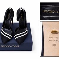 Décolleté Sergio Rossi nere con scatola – tg 38