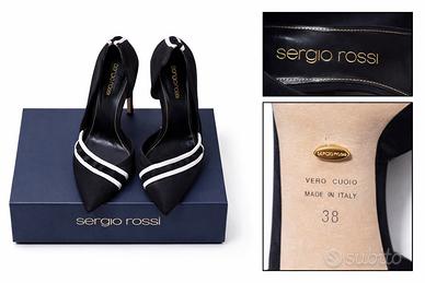 Décolleté Sergio Rossi nere con scatola – tg 38