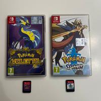 Pokemon spada + Pokemon violetto - Nintendo Switch