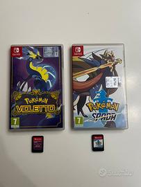 Pokemon spada + Pokemon violetto - Nintendo Switch