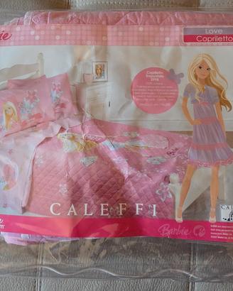 trapunta singola Barbie Caleffi nuova
