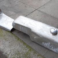 Serbatoio sellino x stesone anni 70  in aluminio