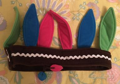 Fascia copricapo indiano per carnevale