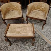 Due poltroncine e un pouf