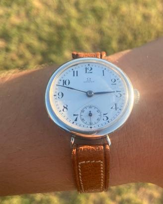 Omega WW1 1915 Argento Oversize