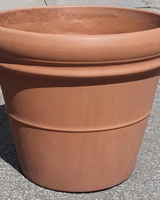 Vaso rotondo in RESINA di VETRO 85cm