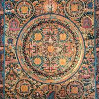 Thangka con Buddha Shakyamuni - Dipinto nepalese