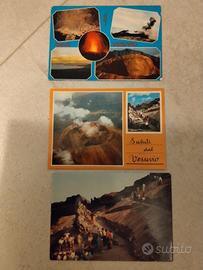 3 cartoline Vesuvio 