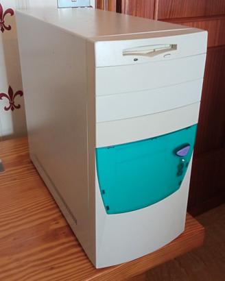 PC Desktop ATX completo vintage, con Floppy Disk D