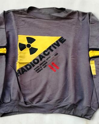 Felpa Radioactive originale anni "80