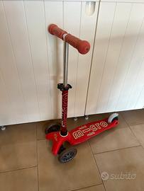 Monopattino 3 in 1 mini micro deluxe rosso