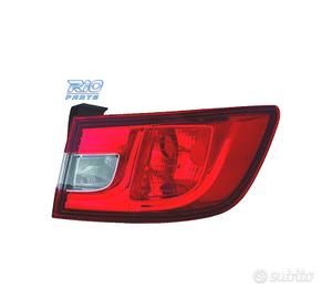 FANALE DX PER RENAULT CLIO IV 12-16 BIANCO ROSSO