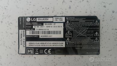 ricambi scheda madre e alimentazion TV lg 55uj635v