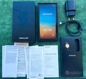 Samsung Galaxy S23 128 giga + scatola + caricatore