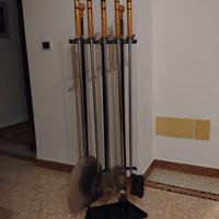 Set di palette per camino e barbecue