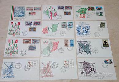 Francobolli Buste filateliche guerra lotto 2