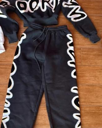 COMPLETO TUTA FELPA E PANTALONE