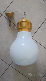 Lampada Sospensione Lampadina Grande Pop Art Retrò