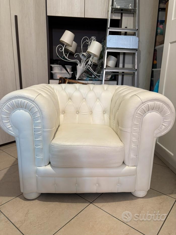 Poltrone Chesterfield Vintage Chesterfield Usato In Pelle Poltrona