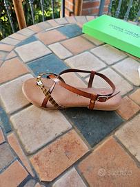 sandalo donna schiava marrone n.37
