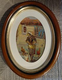 Piccolo quadro ovale