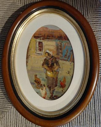 Piccolo quadro ovale