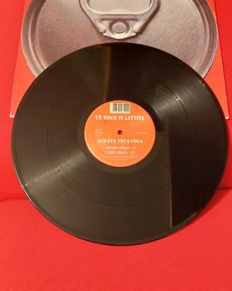 Coca Cola gadget disco in vinile del 1993
