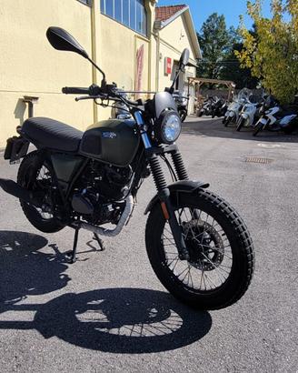 Brixton Scrambler 125 X,  Km. 6.762, Anno 2019.