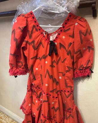 Vestito tradizionale flamenco