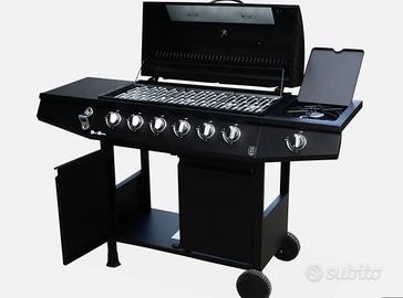 Treville 6 barbecue a gas con 7 bruciatori