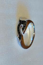 Anello GUESS collection nero NEW