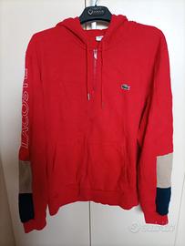 Felpa Lacoste Uomo Originale Taglia M Verde Logo R