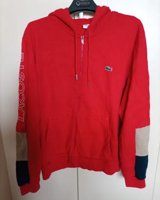 Felpa Lacoste Uomo Originale Taglia M Verde Logo R