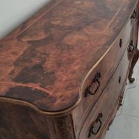 Comò da salotto in radica - stile veneziano