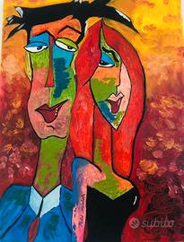 Quadro ad olio su tela