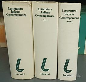 Letteratura Italiana Contemporanea Lucarini