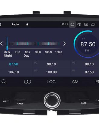 Autoradio navigatore fiat 500 dal 2015 wifi touch