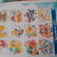 Calendario da collezione di cartoni animati vintag