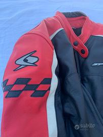 Giubbotto da moto in pelle per donna