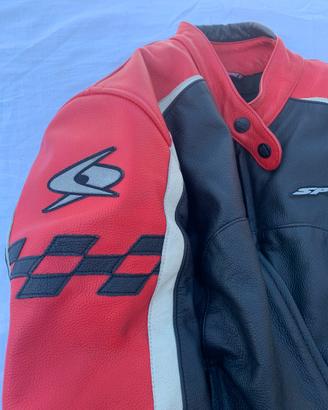 Giubbotto da moto in pelle per donna